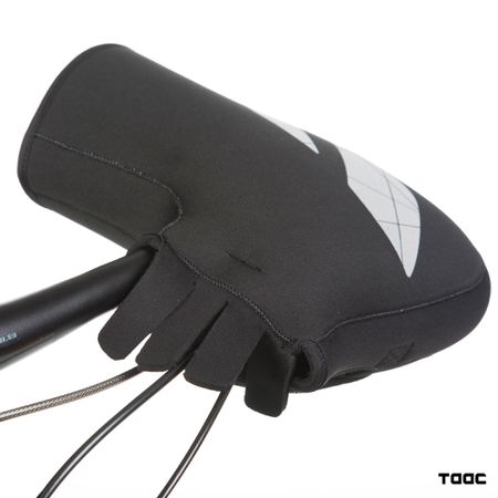 HANDGRIFF-ABDECKUNG MOUNTAINBIKE  schwarz