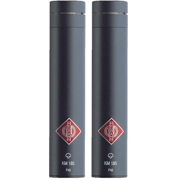 Neumann KM 185 mt hypercardioide condensatormicrofoon stereo set