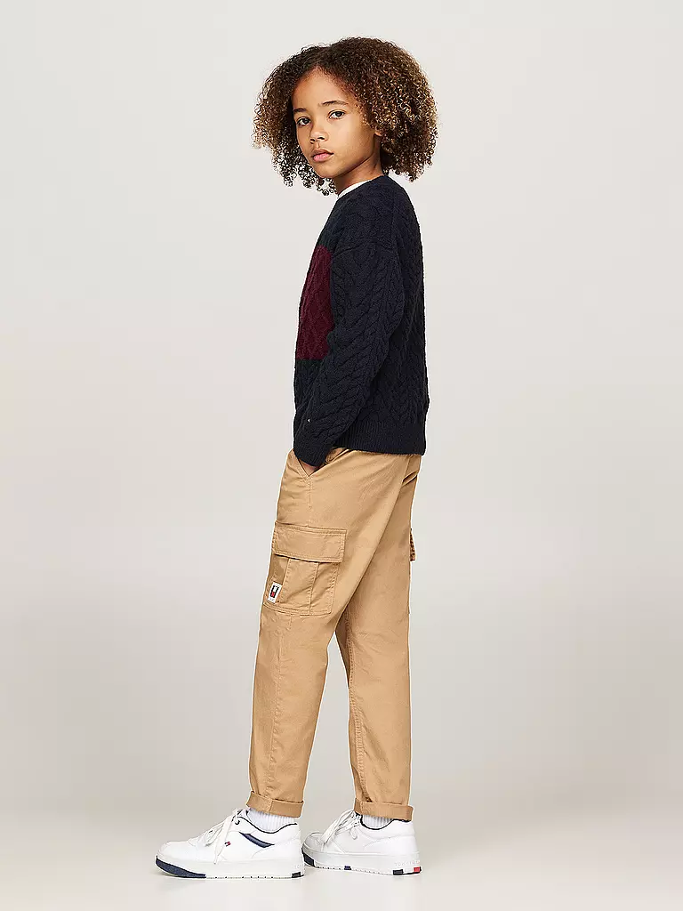 TOMMY HILFIGER Jungen Pullover dunkelblau