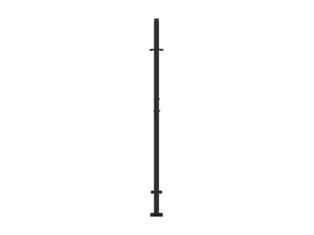 Portail de jardin noir 105x155 cm acier conception de tracés