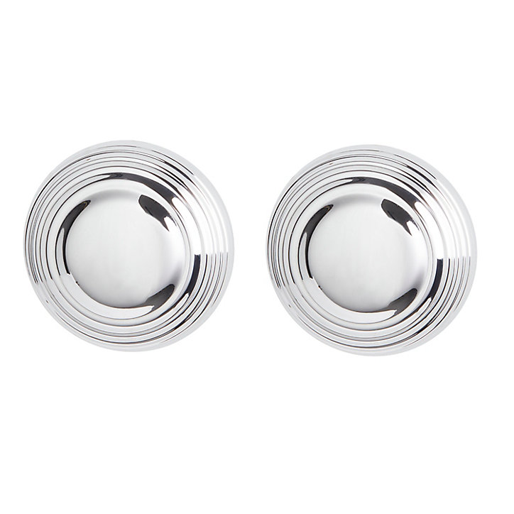 Poignée de meuble de cuisine GoodHome Bril Garni Argent L. 3.2 cm, 2 pièces