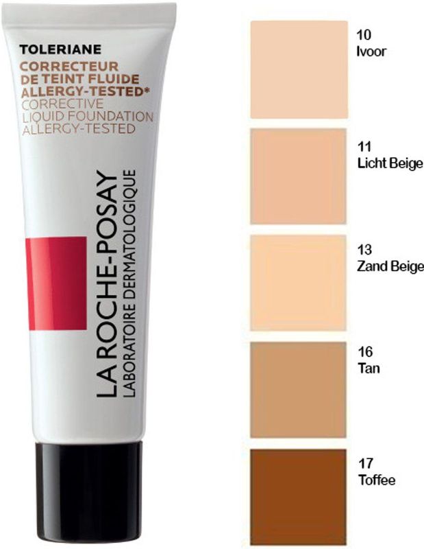 La Roche-Posay - Toleriane Vloeibare Foundation - n10 - SPF 25 - 30 ml