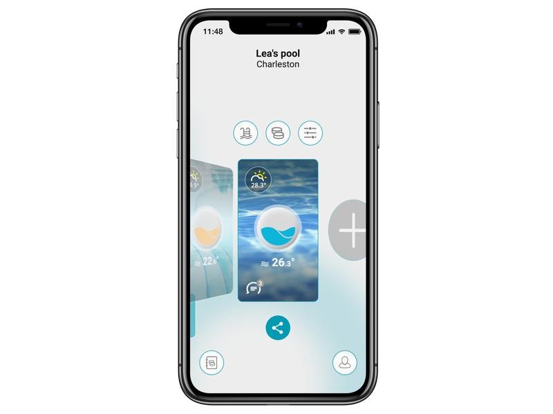 Ondilo Messgerät ICO Pool Chlor und Brom Wasserqualitätsüberwachungsgerät für Spa und Pools