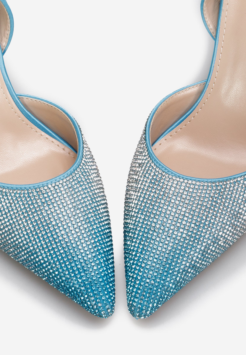 Chaussures stiletto slingback bleus Ofeliya