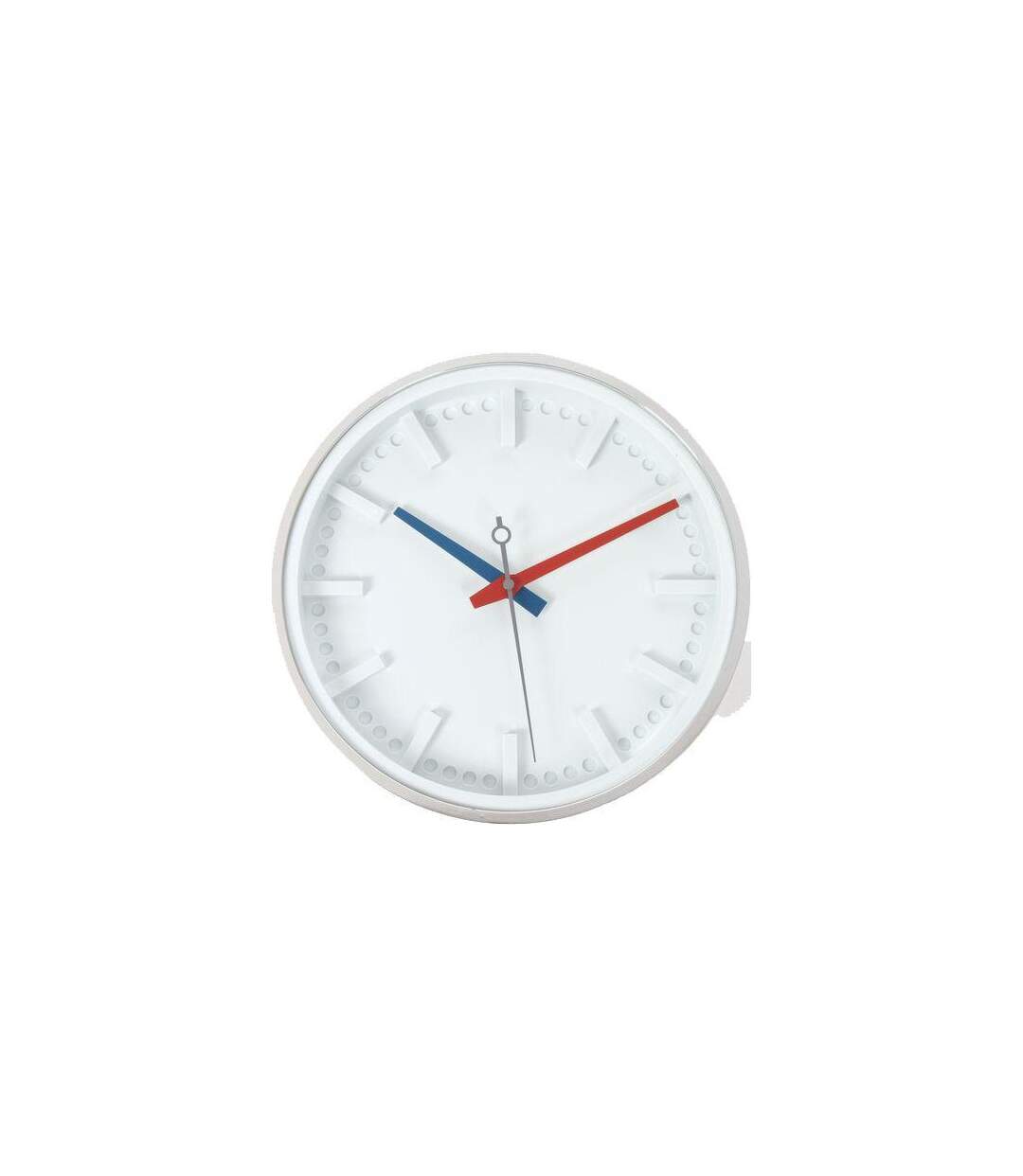 Pendule Silver 30cm Blanc