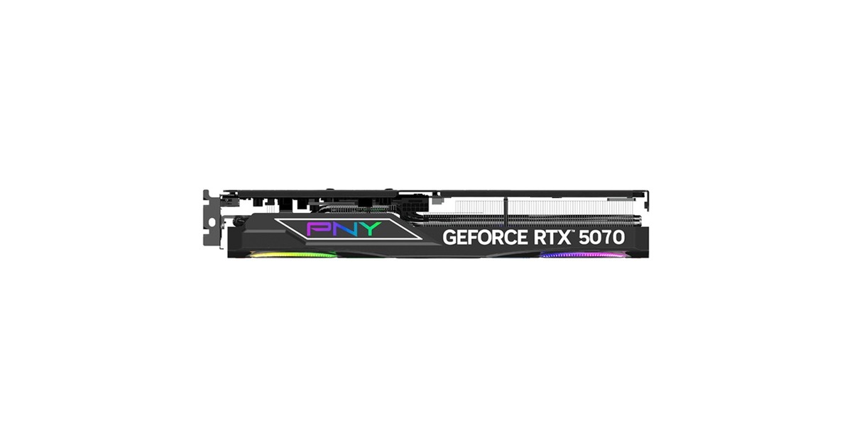 PNYGeForce RTX 5070 ARGB OC grafische kaart  (DLSS 4, 3x DisplayPort, 1x HDMI 2.1)