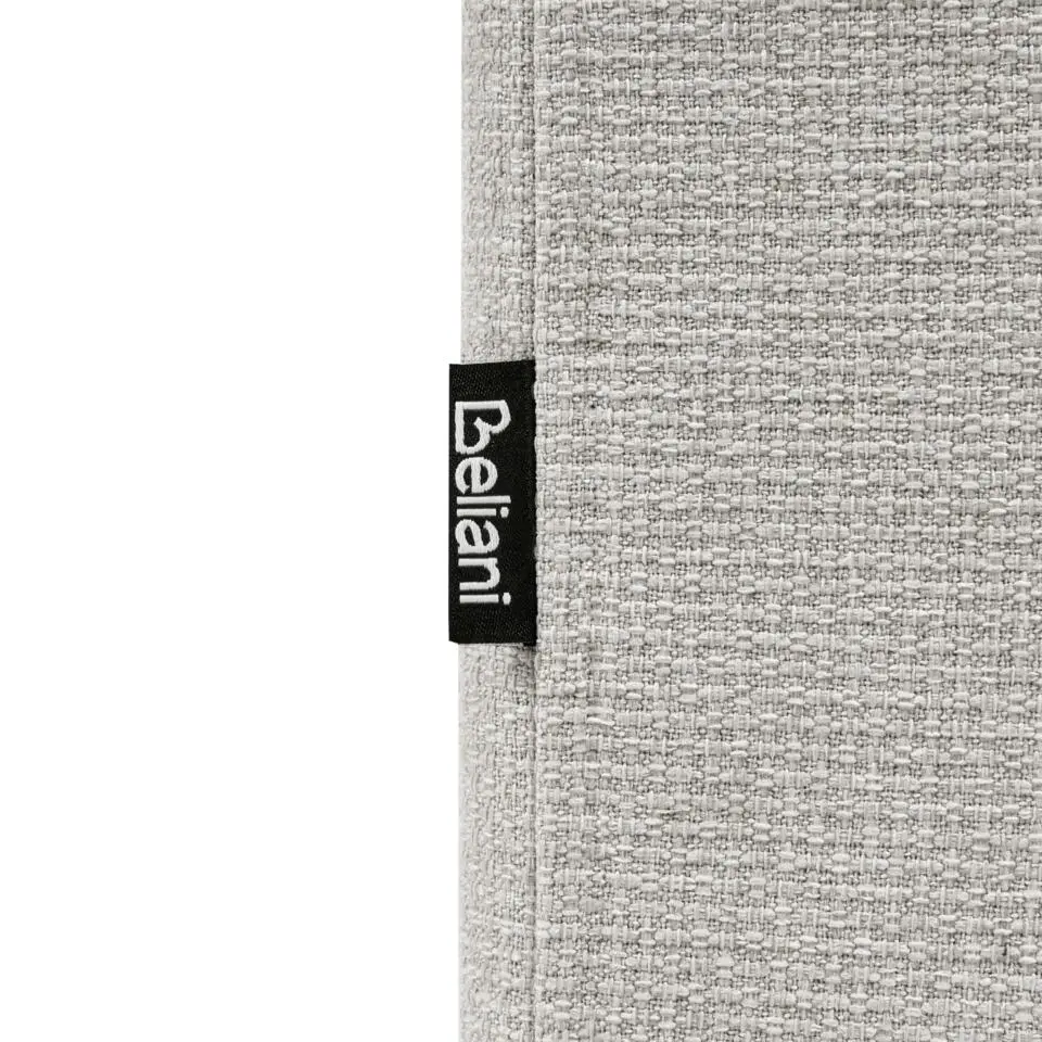 DINAN - Eenpersoonsbed - Lichtbeige - 90 x 200 cm - Polyester