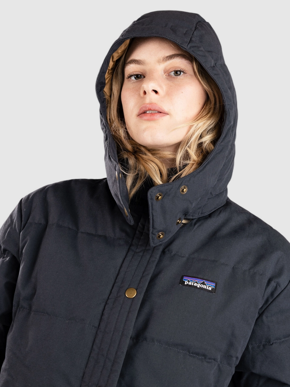 Patagonia Cotton Down Parka pitch blue
