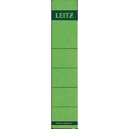 Leitz Rückenschilder schmal, grün, 10 Stück