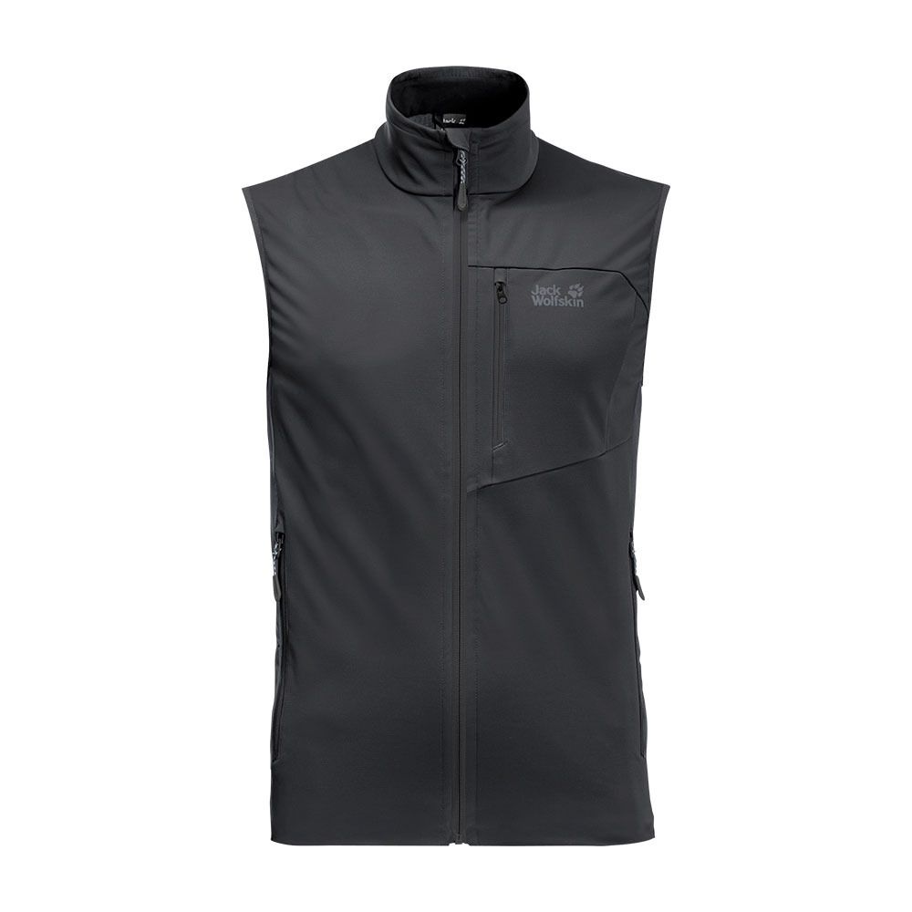Jack Wolfskin HIGHEST PEAK SOFTSHELL - Veste Homme black