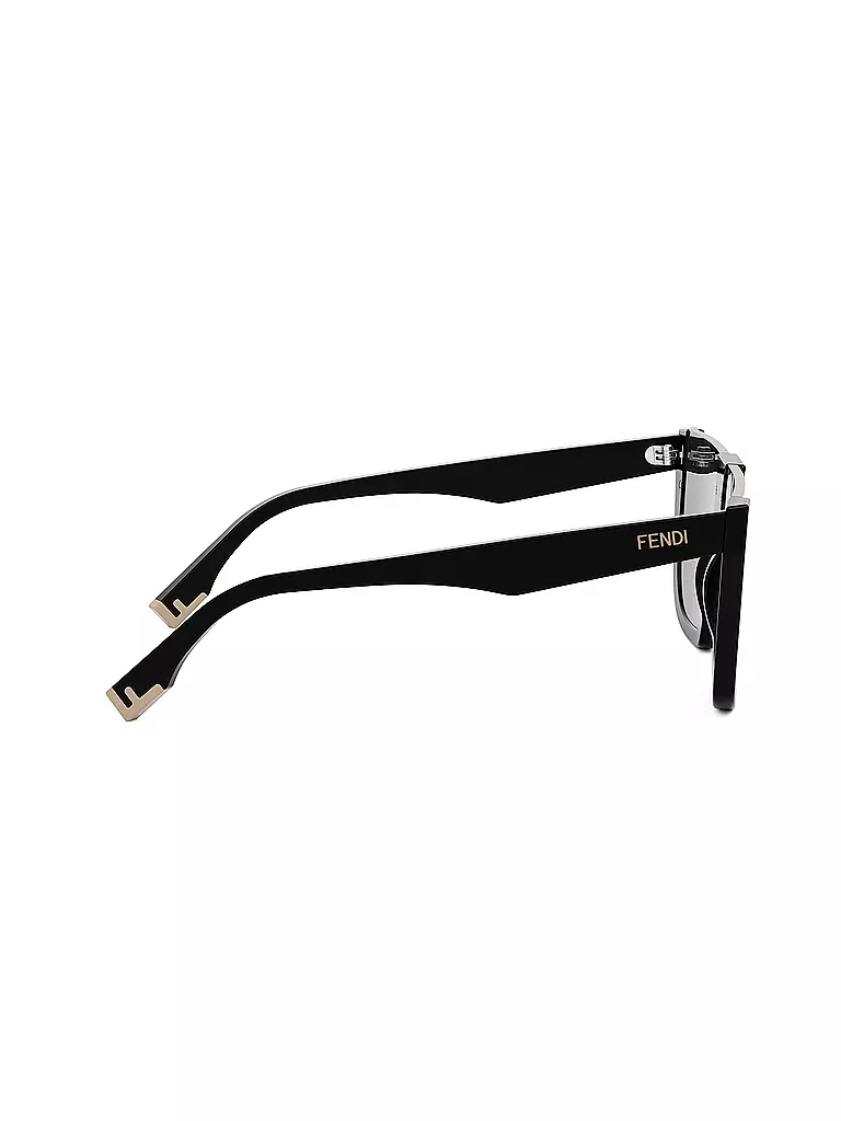 FENDI FENDI Way schwarze eckige Sonnenbrille schwarz