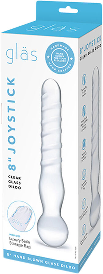 Gläs GLAS - JOYSTICK CLEAR GLASS DILDO Transparent