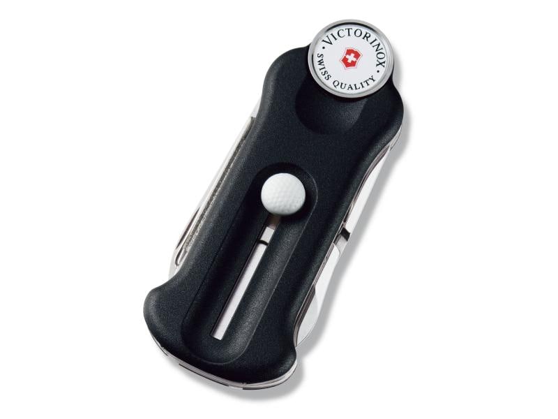 Victorinox Golf Tool, Schwarz Taschenmesser mit Spezialwerkzeugen für Golfer