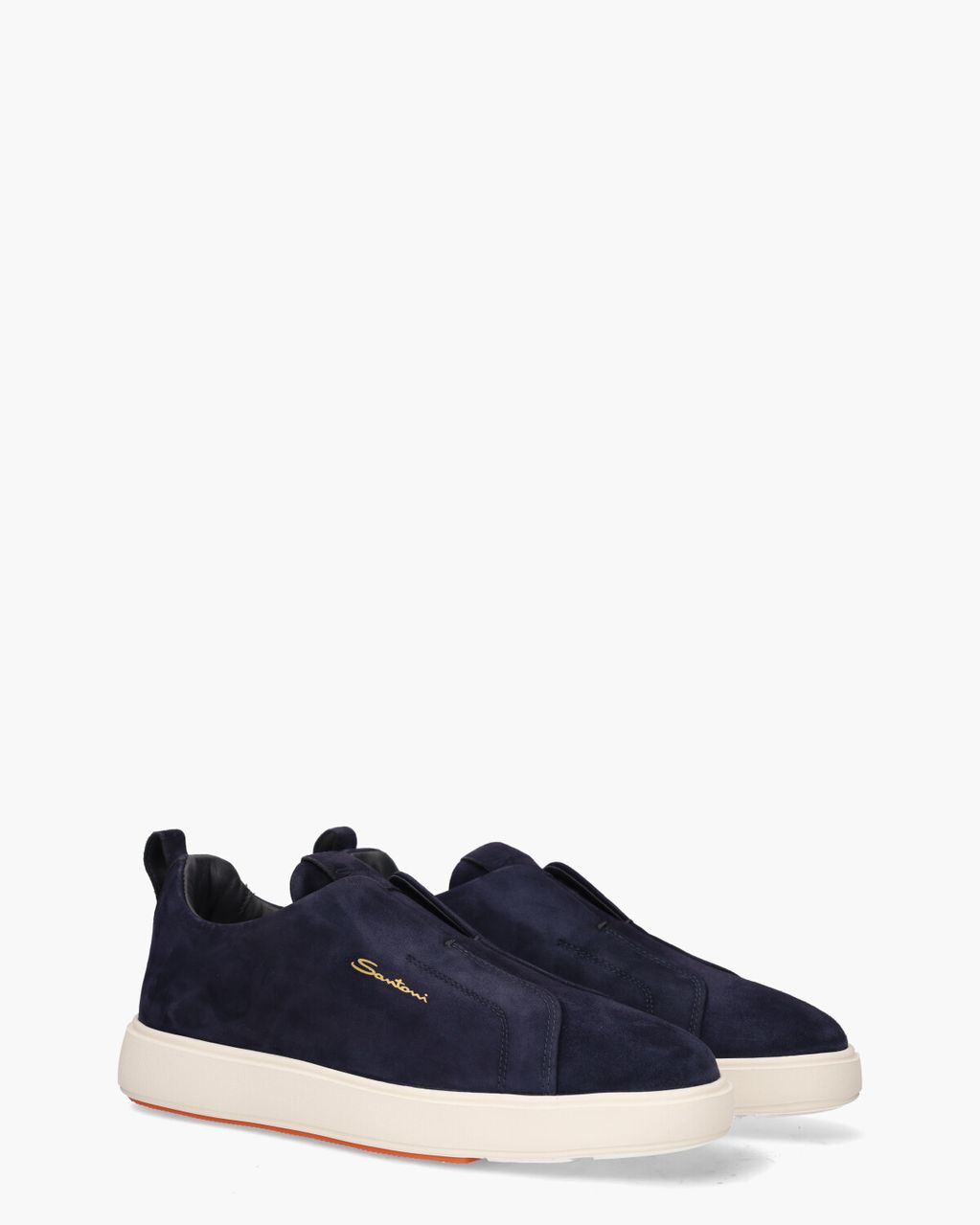 Santoni 21879 Donkerblauw Herensneakers
