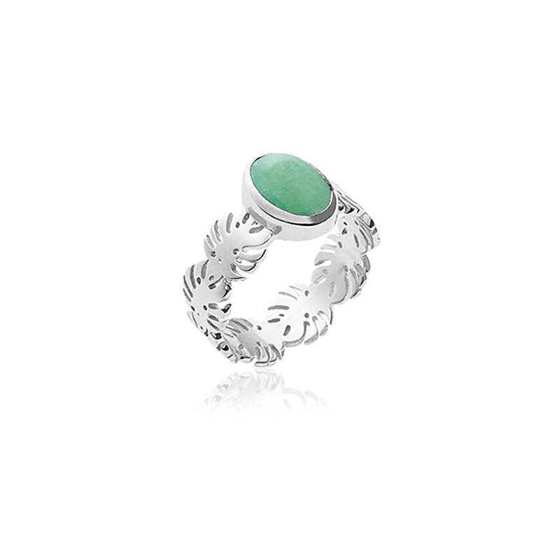 Bague Femme - Argent 925 - Aventurine
