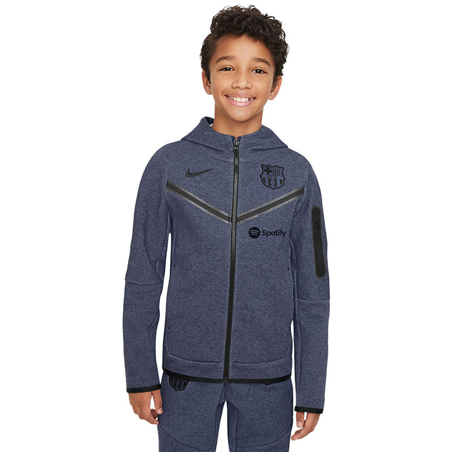 Nike FC Barcelona Tech Fleece Trainingspak Kids
