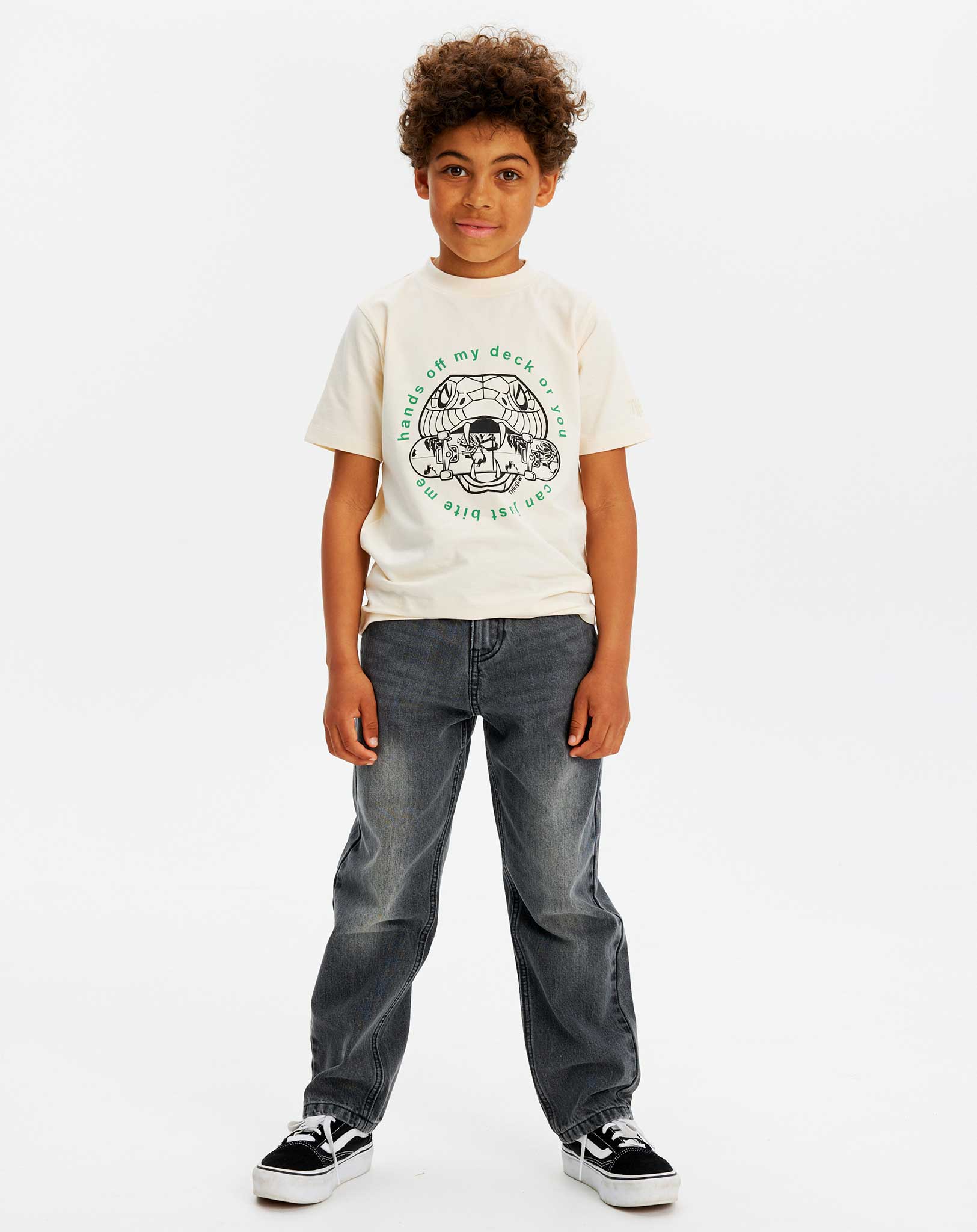 T-Shirt JINO in white swan