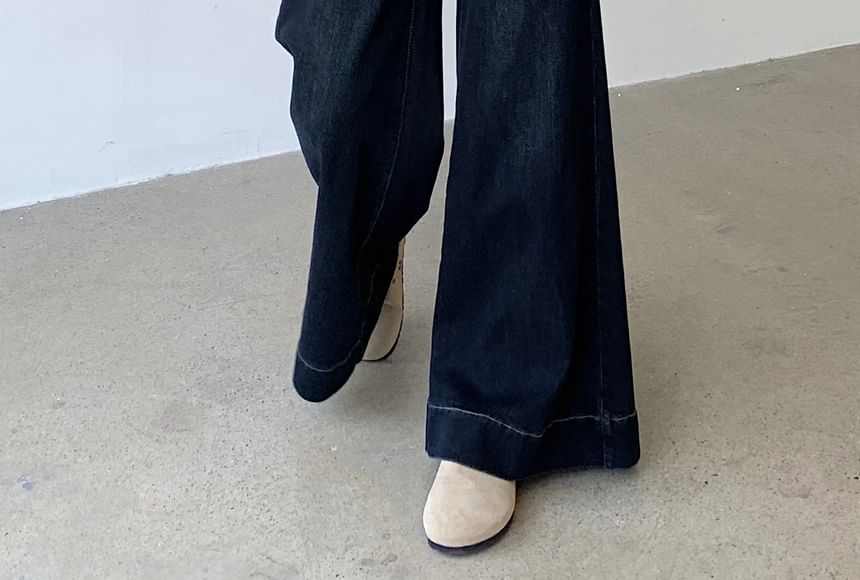 Strawolf - High-Rise Boot-Cut Jeans