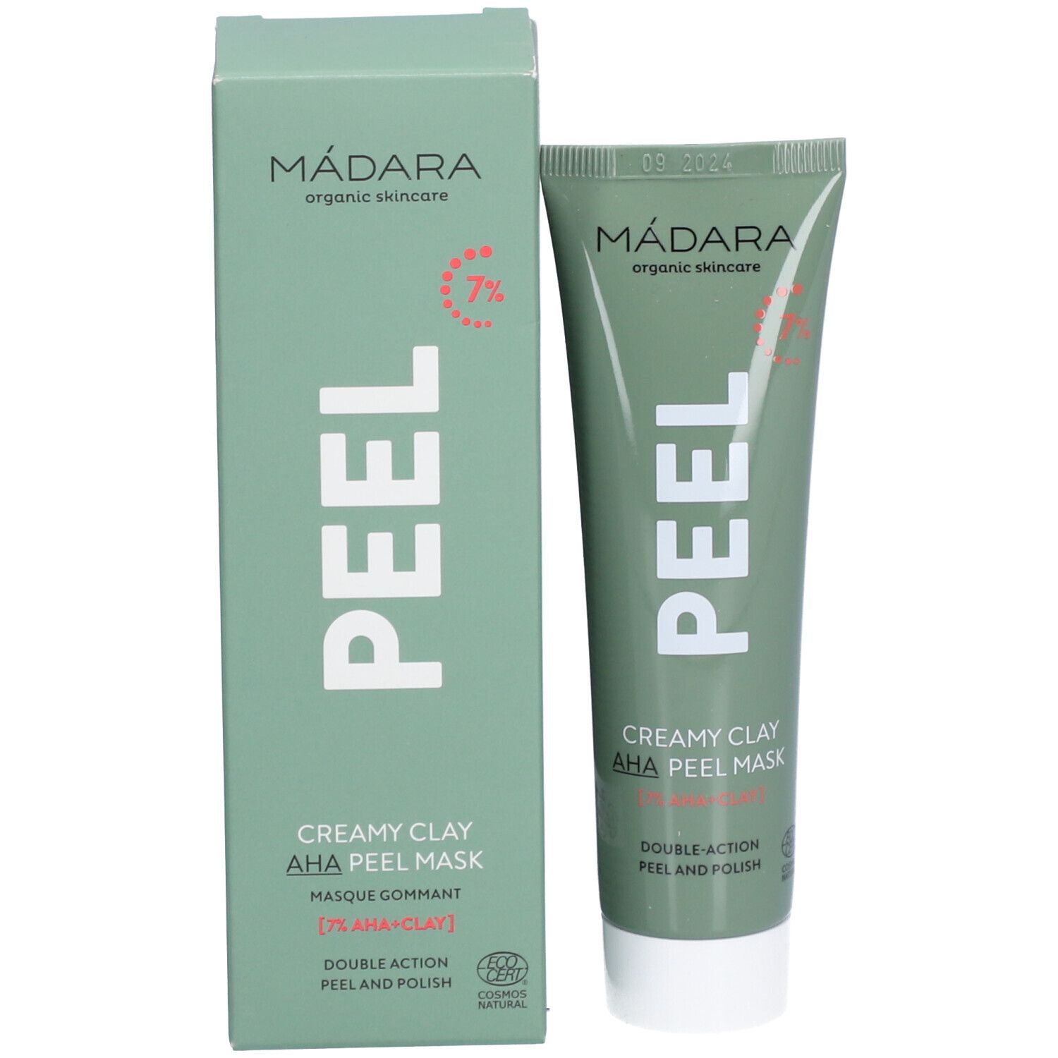Madara ​PEEL Creamy Clay Aha Peeling-Maske 7% 60ml