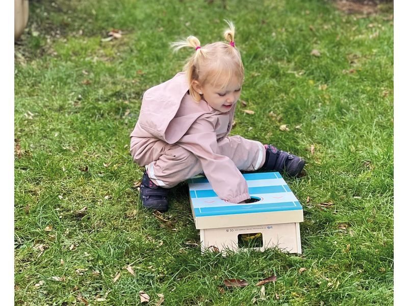 small foot Cornhole und Sling Puck Spiel «Active» Multifunktionales 2-in-1 Wurfspiel aus Holz