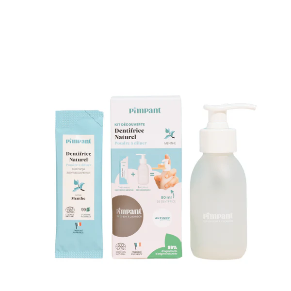 Pimpant Kit Découverte Dentifrice - Dentifrice Menthe 118 gr