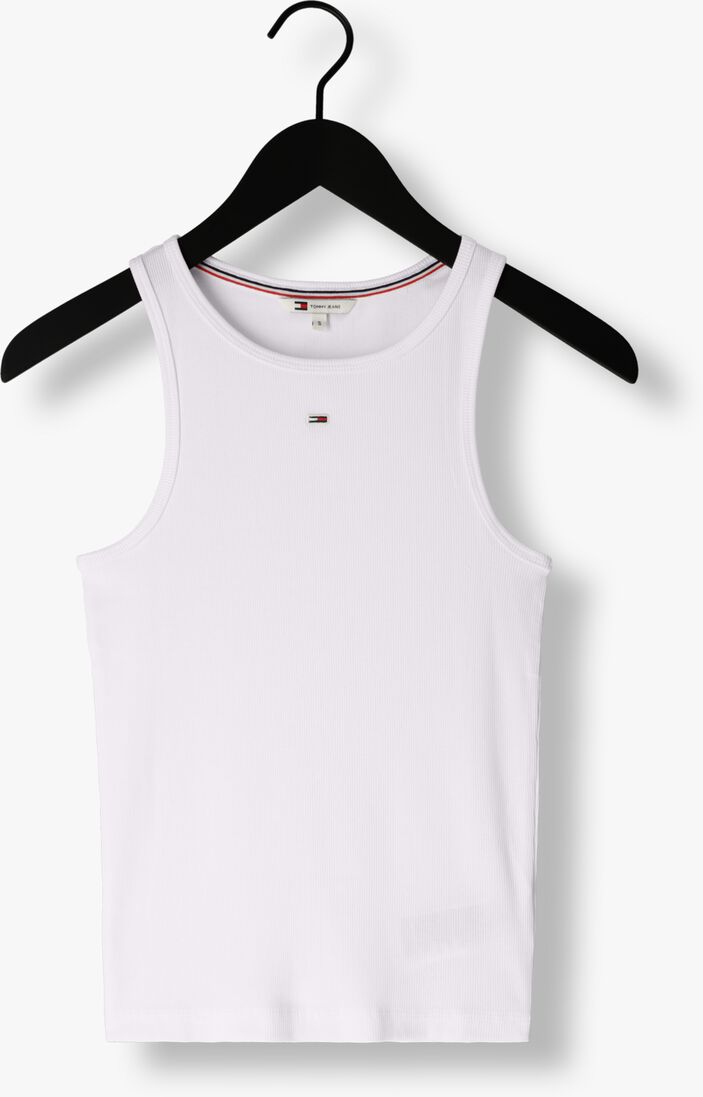 TOMMY JEANS witte tommy jeans top tjw essential rib tank