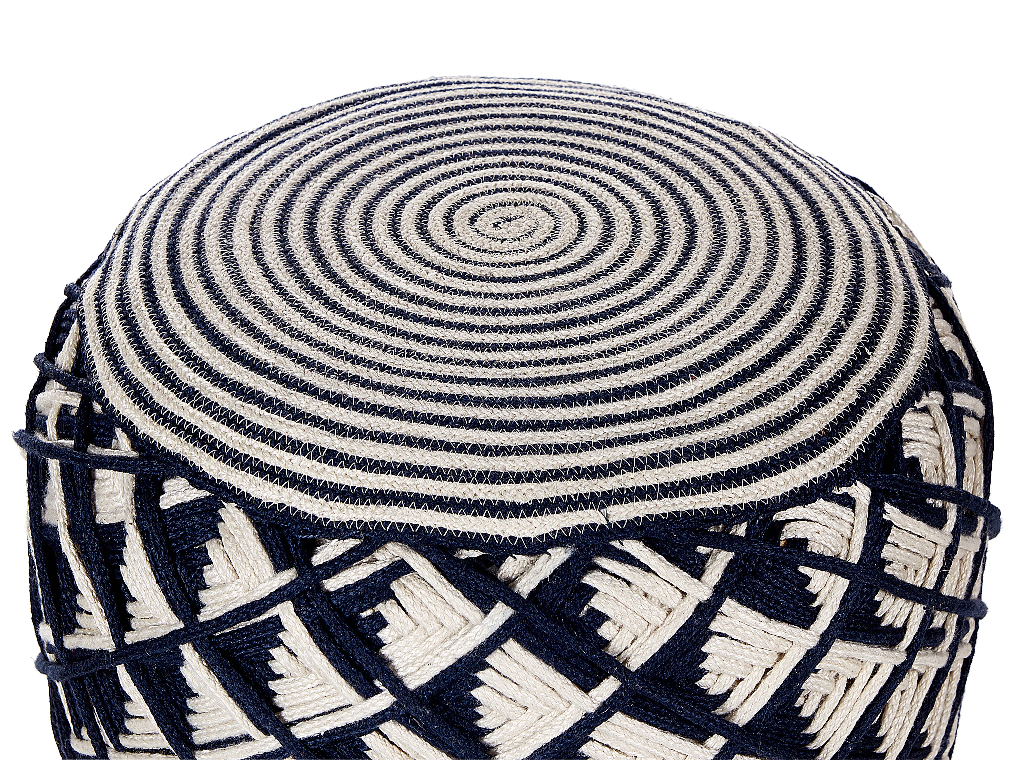 Poef KAWAN Synthetisch materiaal Marineblauw