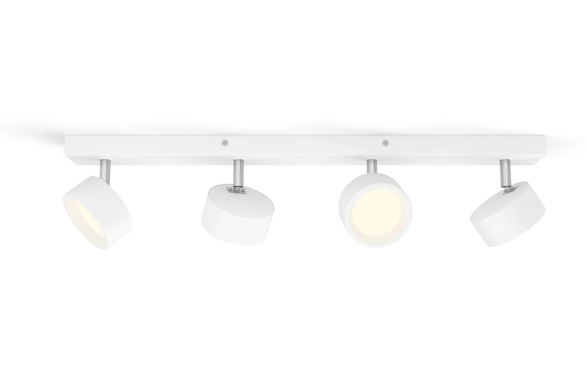 Aufbauspot Bracia 4 x 5.5W 2700K WeissLED-Spotleuchte