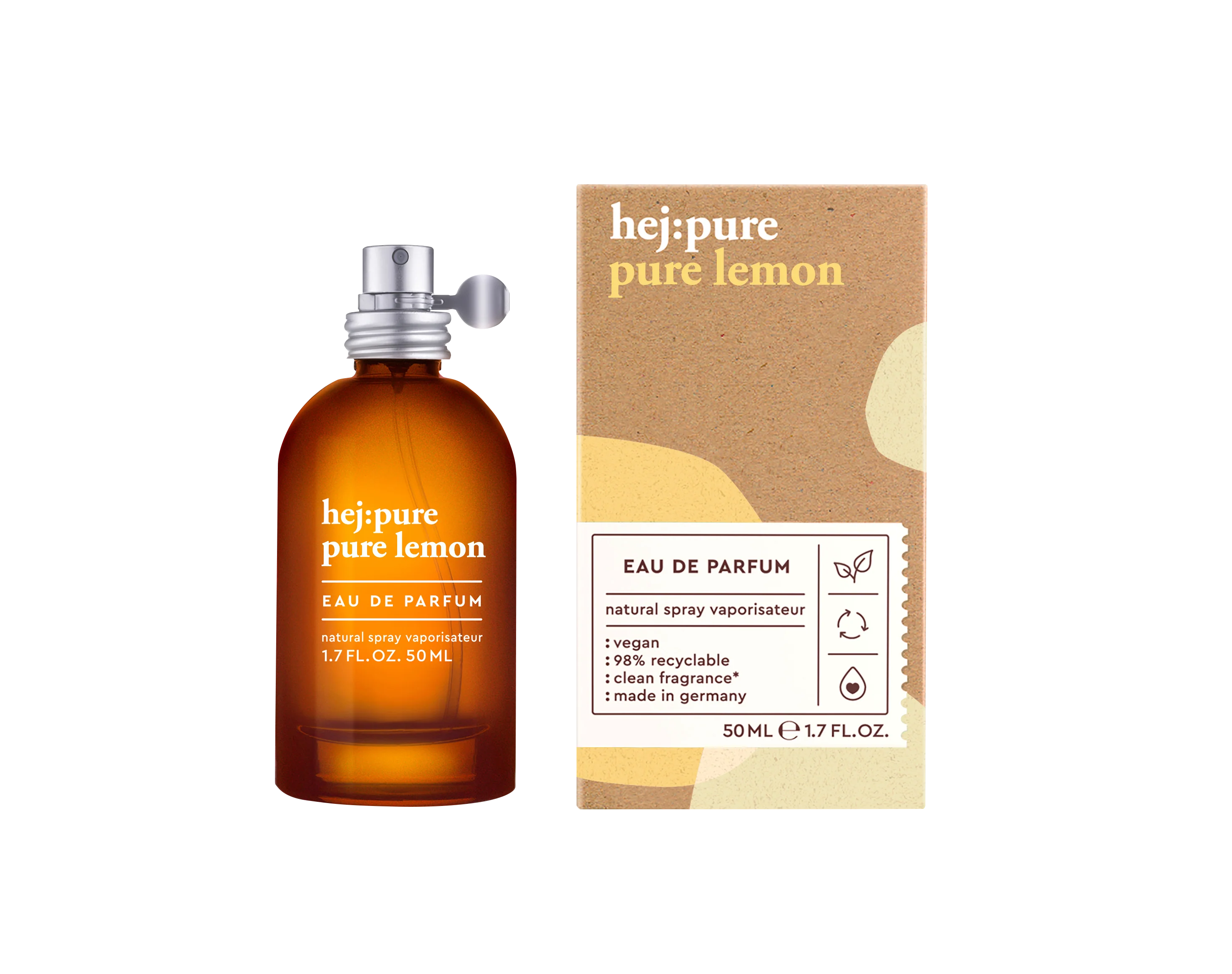 hej:pure  Pure Lemon Eau de Parfum Spray - 50 ml.