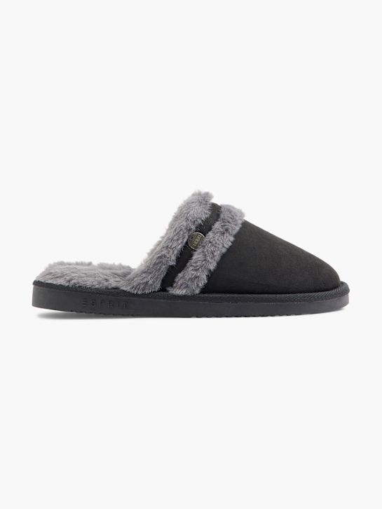 ESPRIT Pantoffel Schwarz