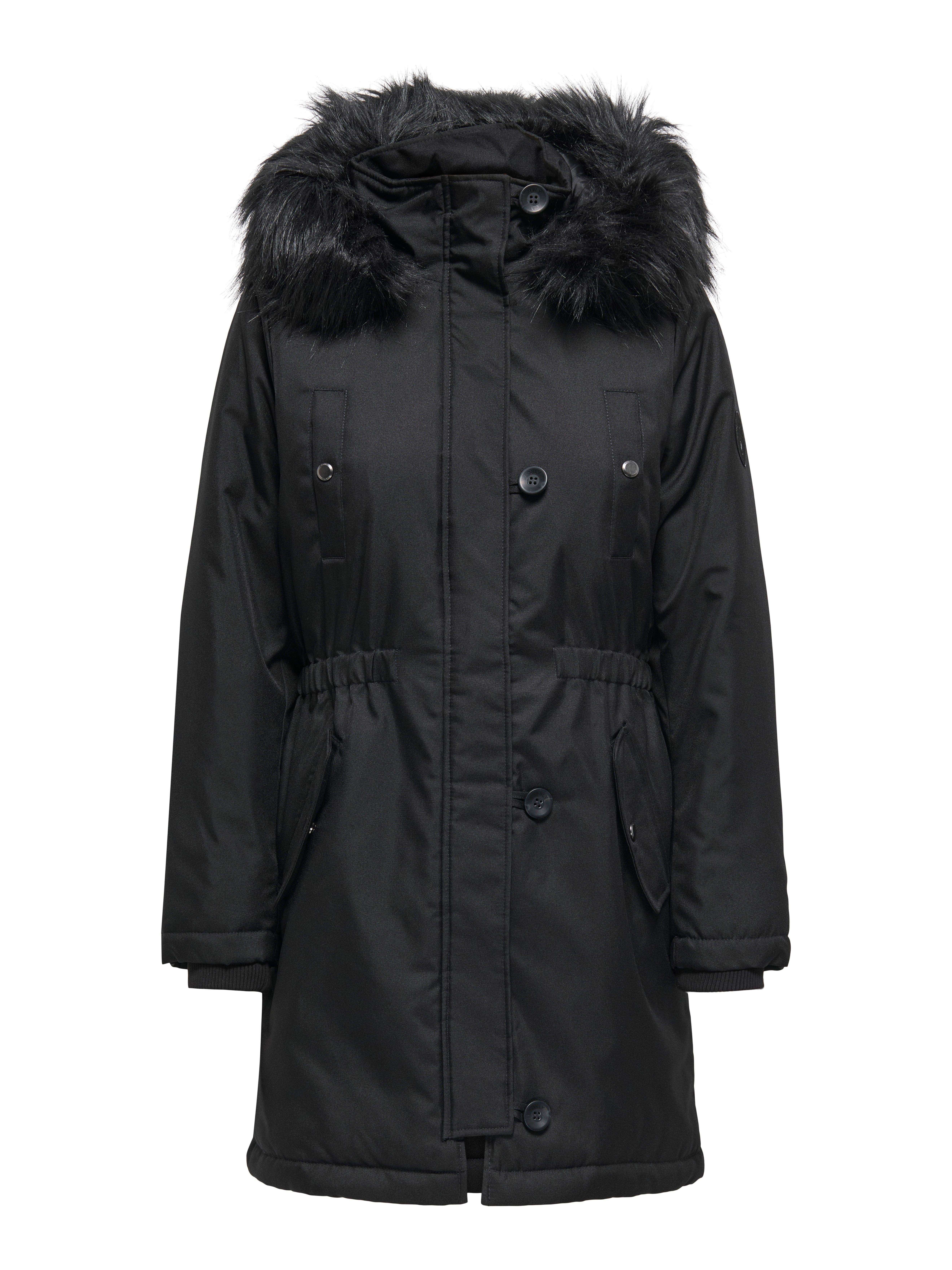 ONLIRIS Langer Parka Black