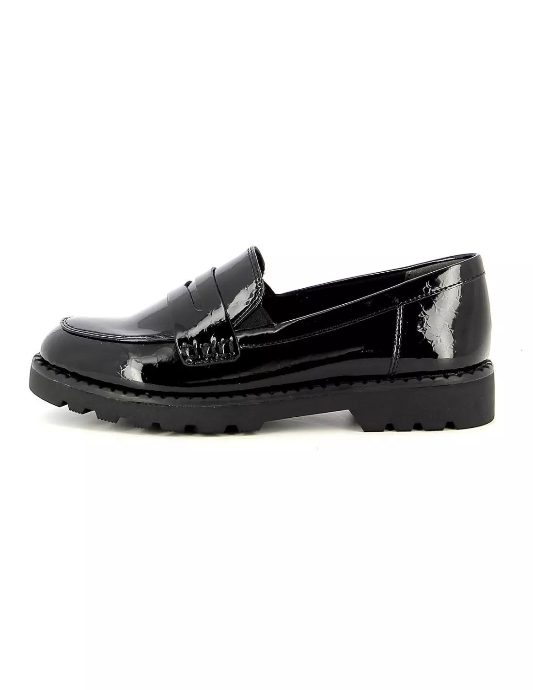 TAMARIS 24312 - Mocassins & bateaux Blackpatstruc