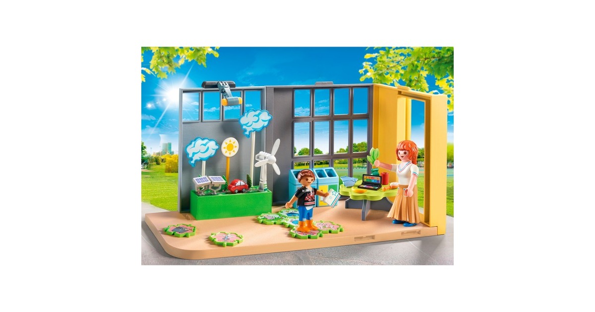 PLAYMOBILCity Life - Uitbreiding klimaatwetenschap Constructiespeelgoed  (71331)