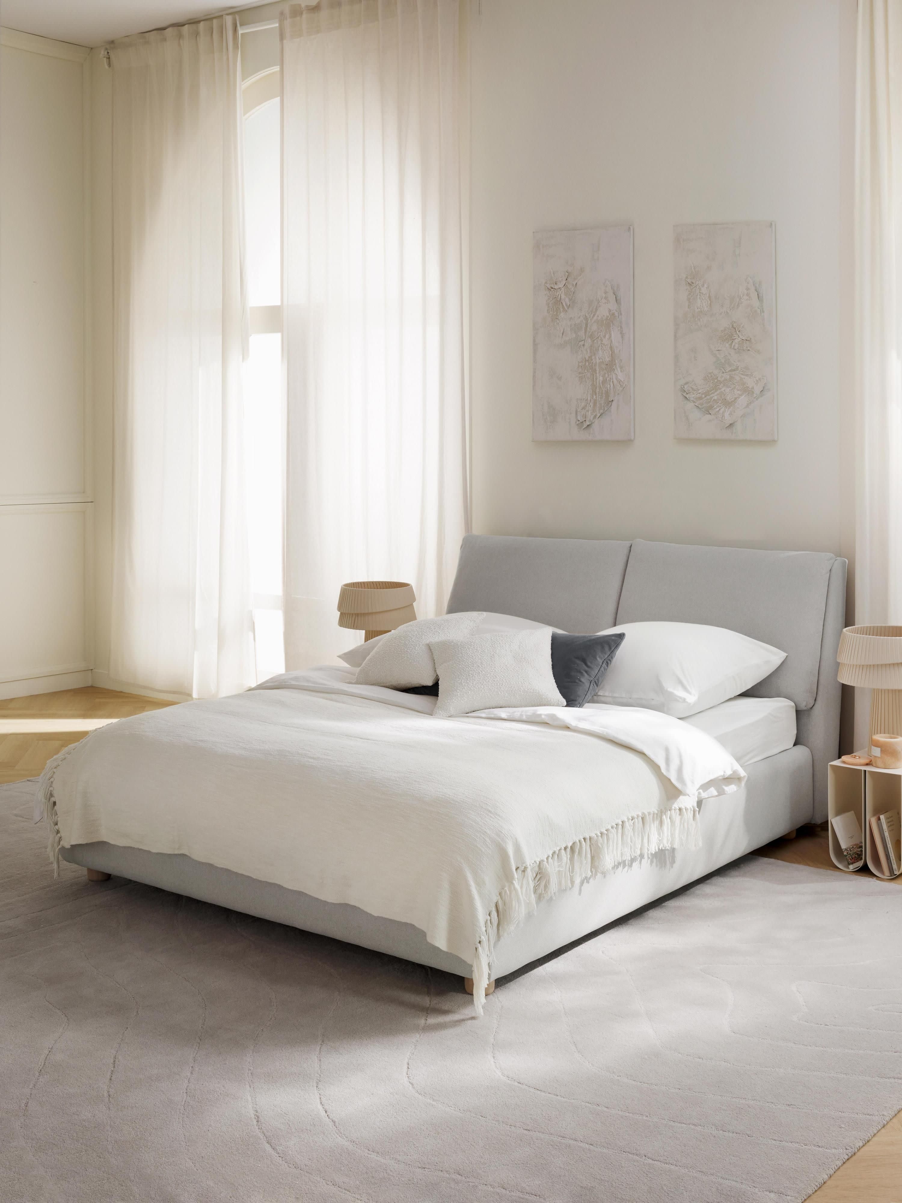 Gestoffeerd bed Laura