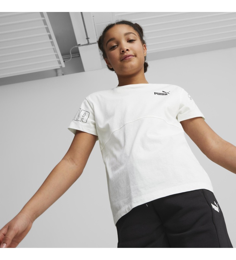 Camiseta Puma Power Colorblock Branca
