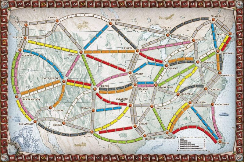 Days of Wonder - Ticket to Ride USA - basisspel - Nederlandstalig Bordspel