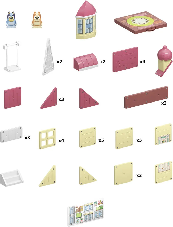 Legetøj Tile town Bluey House