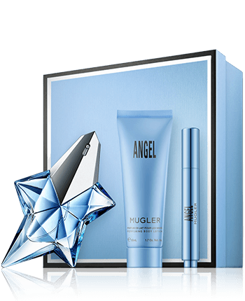Thierry Mugler Angel (nachfüllbar) mit Body Lotion 25ml-50ml-10ml
