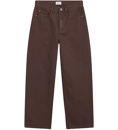 Grønt Jeans - Wide Leg Choco - Brun