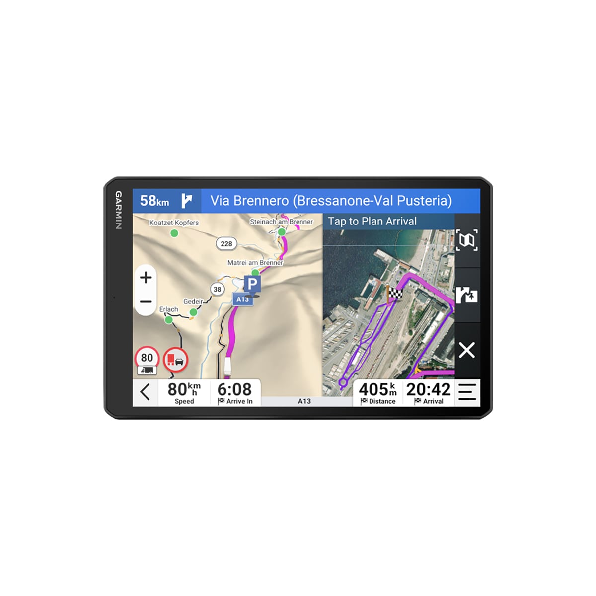 Garmin dēzl LGV1020 lastebil-GPS