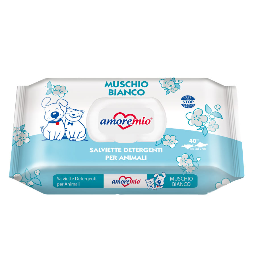 AMOREMIO MUSCHIO BIANCO LIMPA 40 unidades