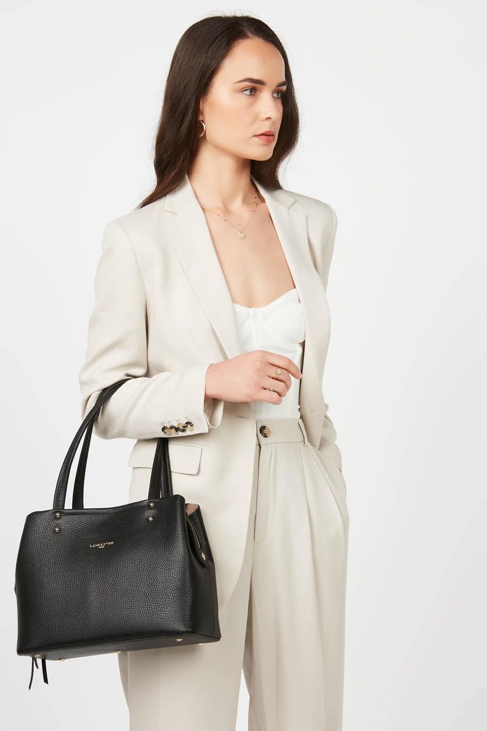 Foulonné Double-Sac cabas épaule