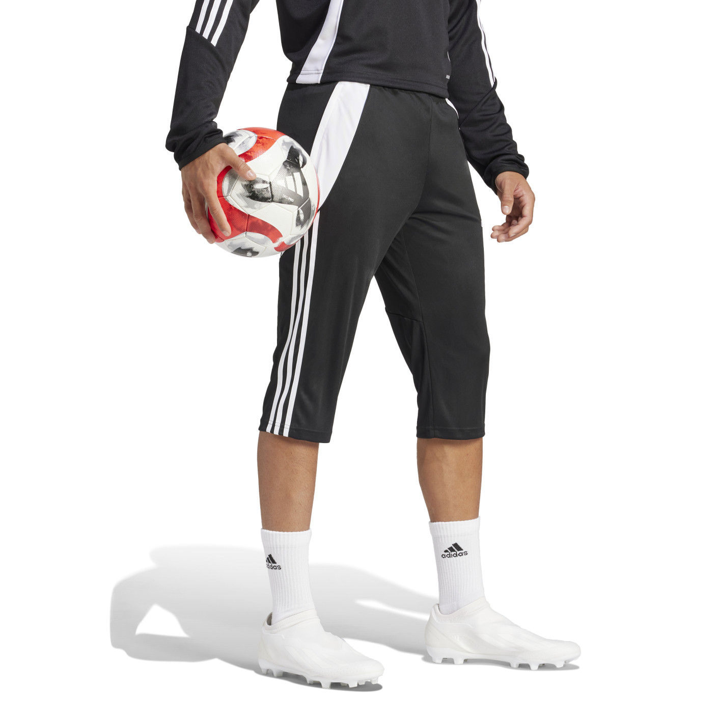 Adidas Tiro 24 3/4 Trainingsbroek Zwart Wit