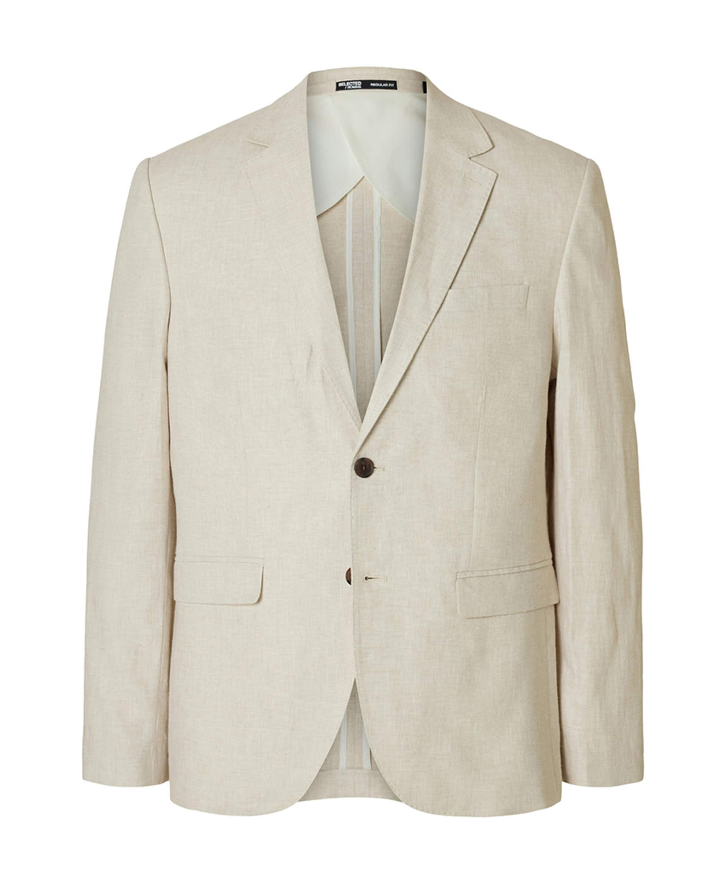Selected Heren colbert beige