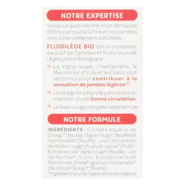 Superdiet Fluidilege Orgânico 20 ampolas