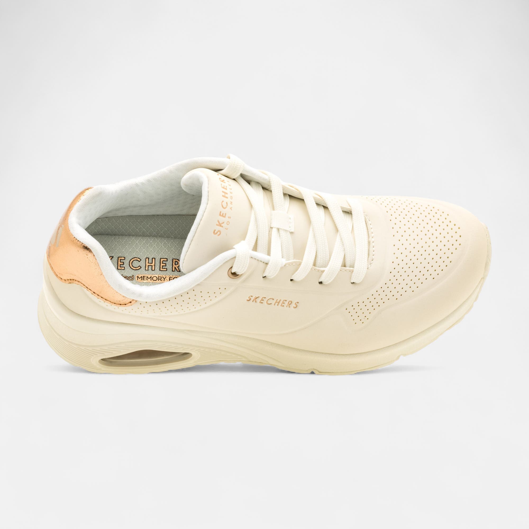 Sneakers à talon compensé Femme blanc