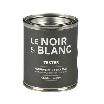 Le Noir & Blanc muurverf extra mat charleston grey 100 ml