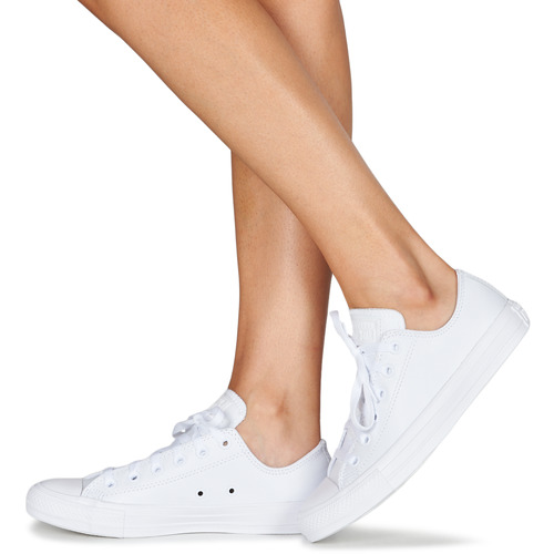 Converse - CHUCK TAYLOR ALL STAR LEATHER OX - Blanc