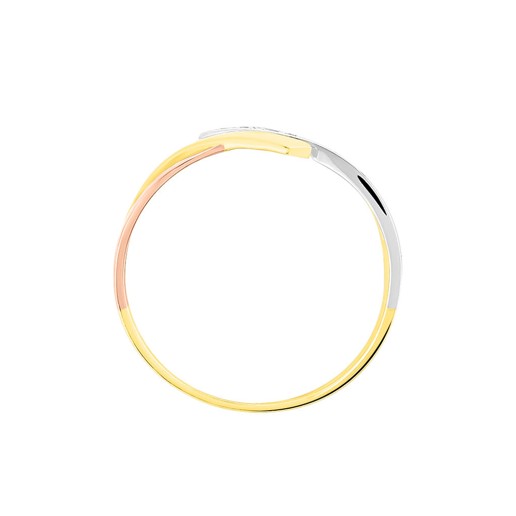 Bague Ainhoa Or Tricolore Diamant