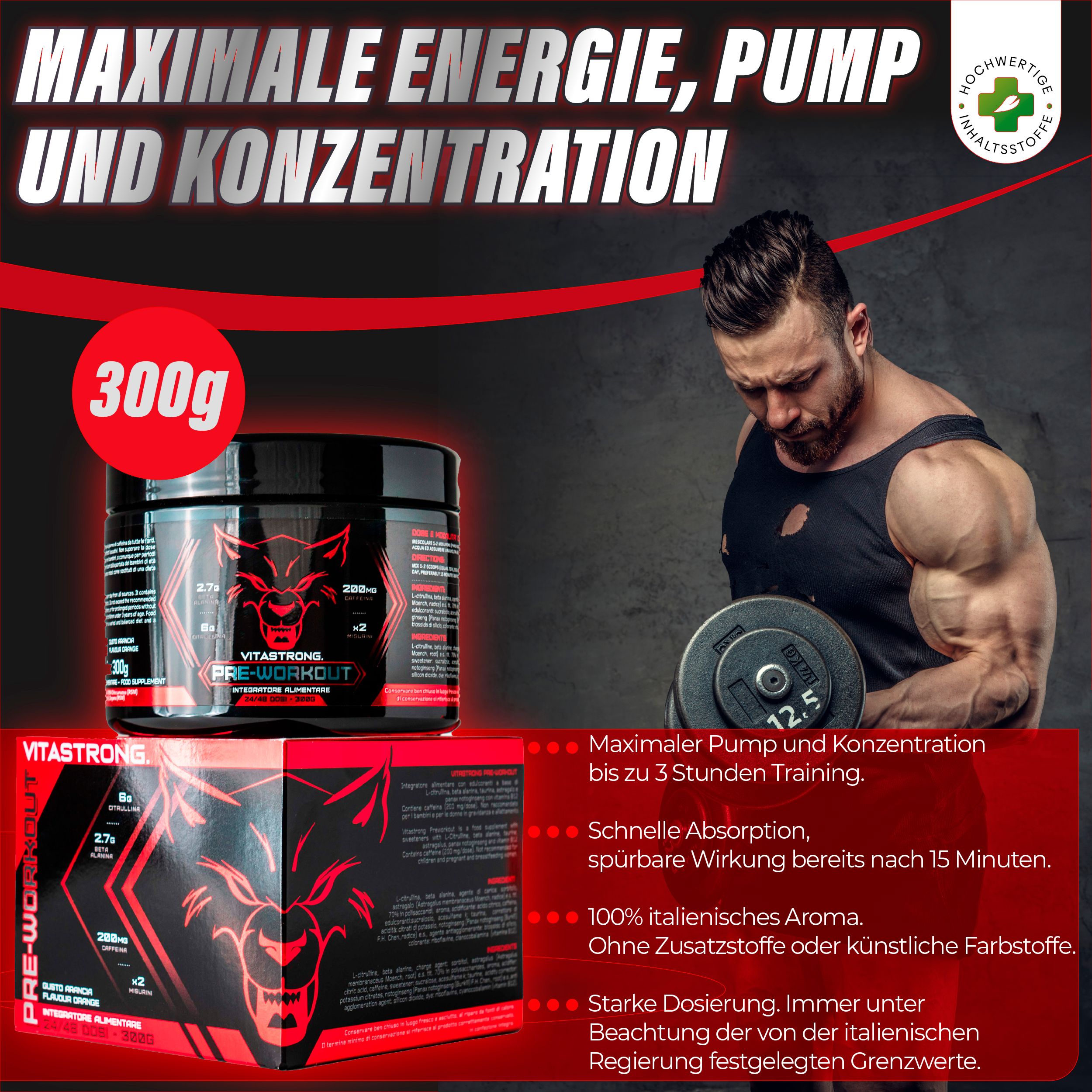 Vitastrong Preworkout - Orange